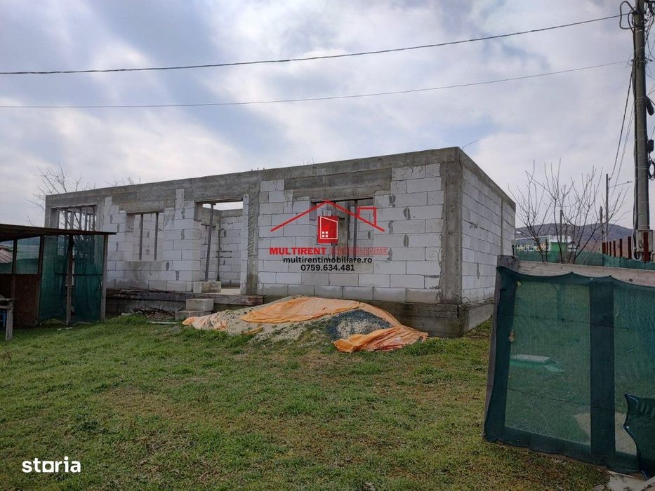 Somova - Casa in constructie din BCA pe  teren 451 mp !