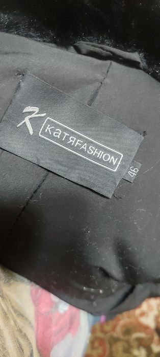 Шуба женская чёрная