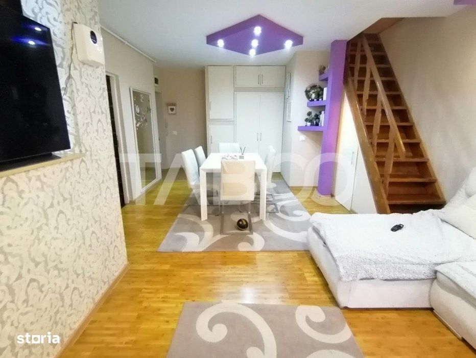 Apartament decomandat de vanzare 3 camere 87 mp utili mobilat Terezian