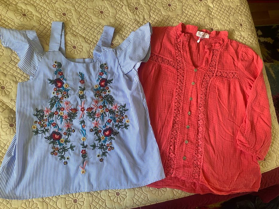 Tricou maieu bluza de vara femei marime S sau M muselina bumbac C&A