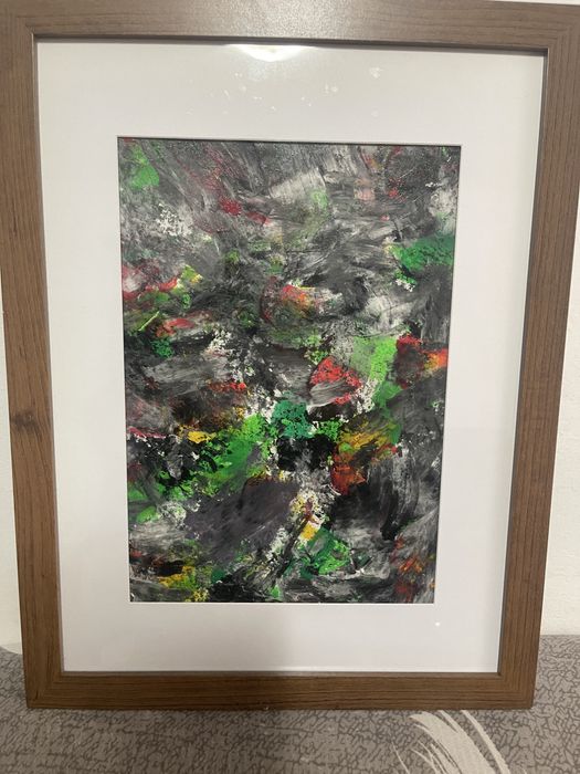 Tablou Abstract 2009/ pictat manual ,30/40