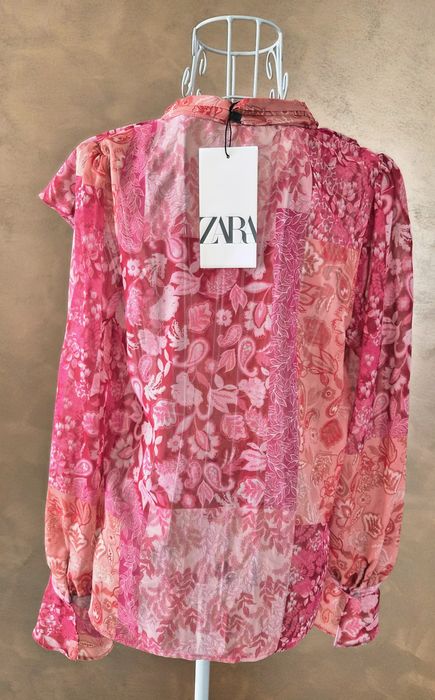Риза в розово "ZARA "