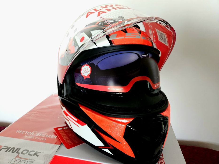 Промоция!!! Full face каска LS2 - 51-52cm - XXS размер