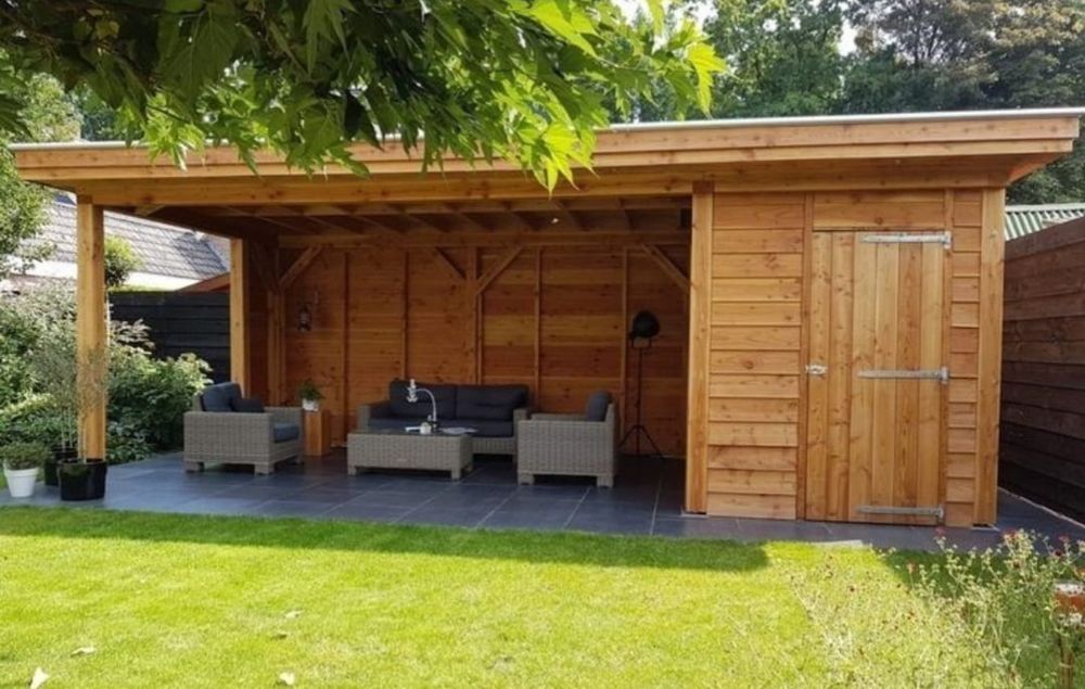 Terase magazie de depozitat