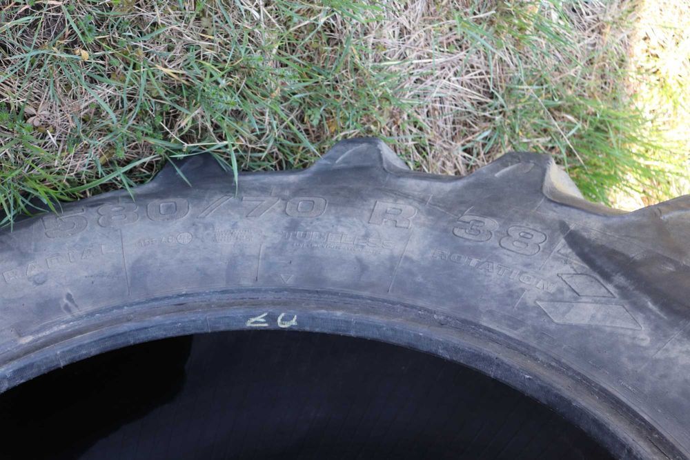 Cauciucuri tractor 580/70R38 Kleber second hand cu garantie