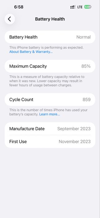 Iphone 15 pro max LLA 256