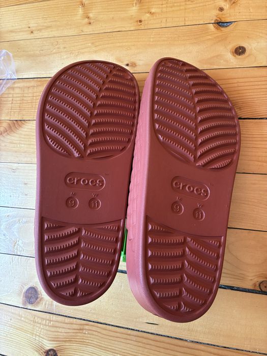 Crocs 42-43 размер, нови кафяви мъжки чехли