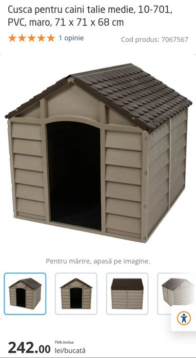 Cușcă câinii plastic