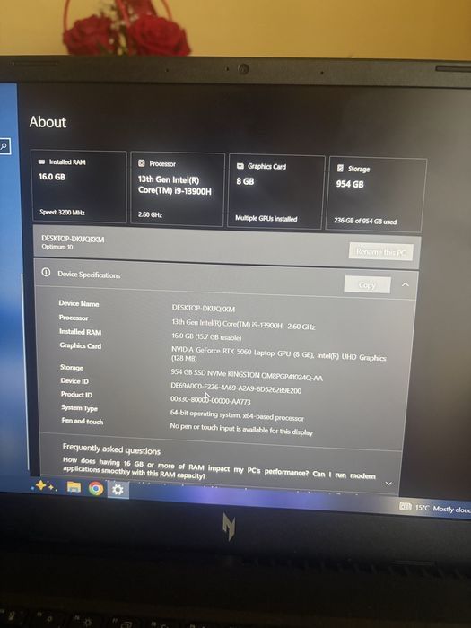 Vand Laptop Gaming Acer Nitro V15