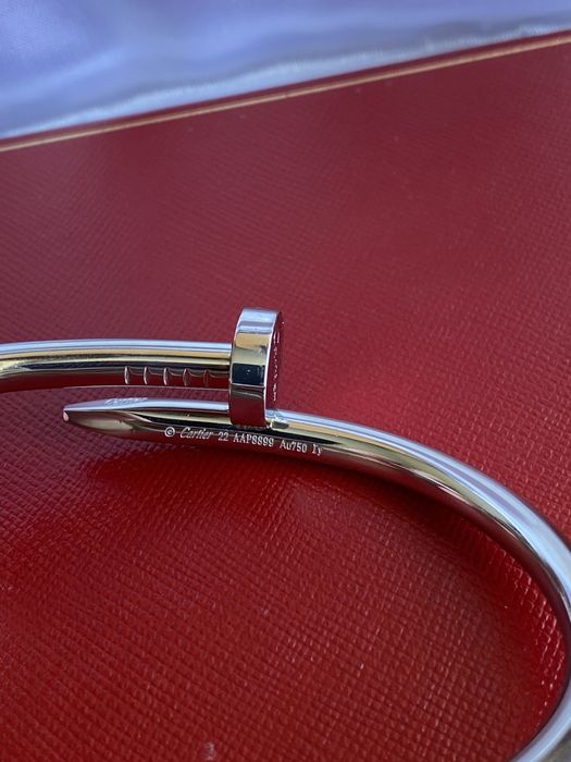 Brățara Cartier Cui 22 din aur alb 750