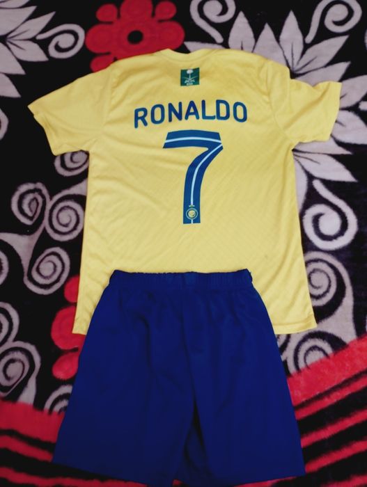 Echipament Fotbal Cristiano Ronaldo Al Nasrr Nr 7