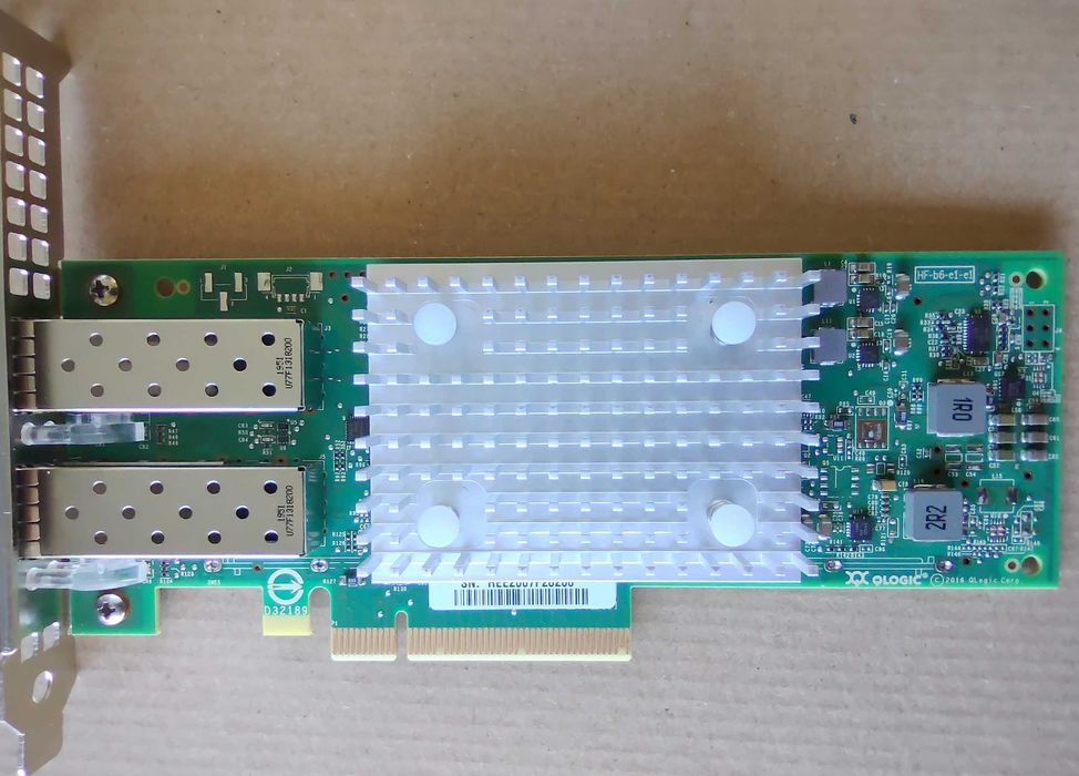 LAN контролер QL41262HFCU 51GRM 25Gb/10Gb CNA DP SFP28 SFP+ PCIe3 x8