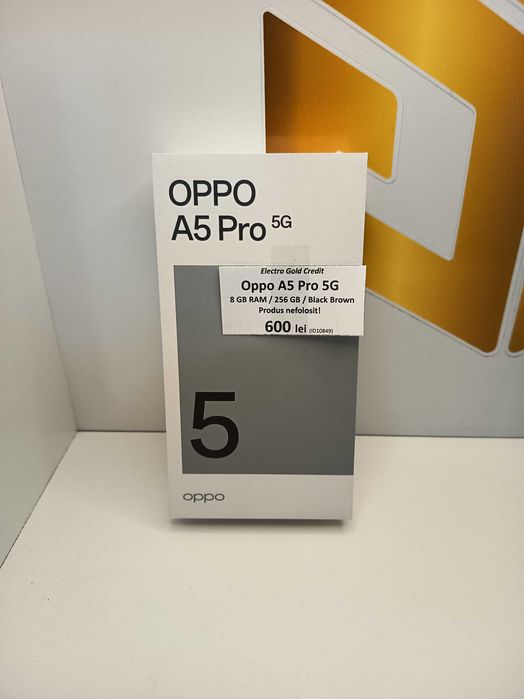 Oppo A5 Pro 5G 8GB RAM/256GB/Black Brown/Produs nefolosit! ID10849