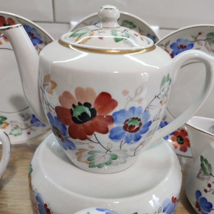 Чайный сервиз "Полевые цветы"" 1958г.