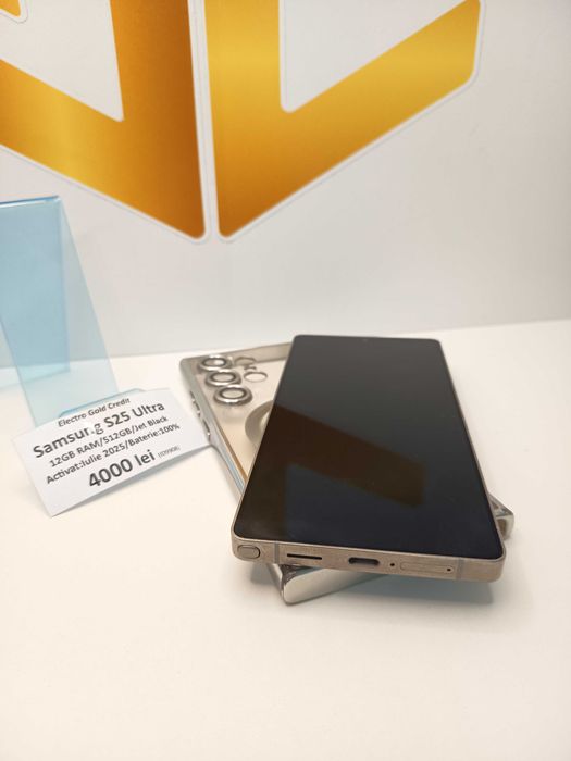 Samsung S25 Ultra 5G 12GB RAM/512GB/Titanium Black/Baterie:100% ID9908
