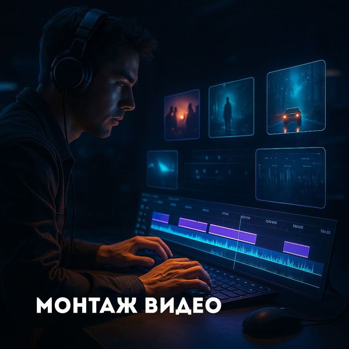 Монтаж видео под ваши задачи — от рекламы до контента для соцсетей