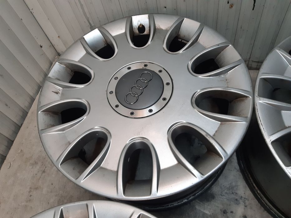 Set jante aliaj R17 Audi originale 8j ×17  et 43 5×112
