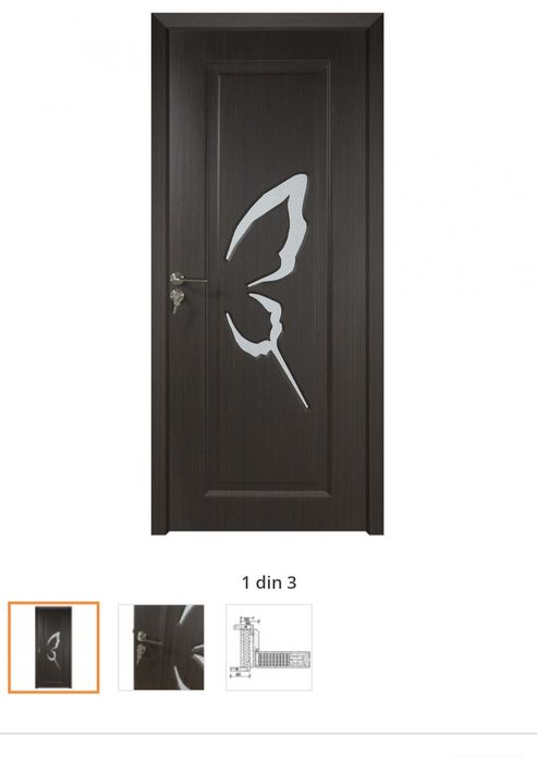Uși interioare cu geam