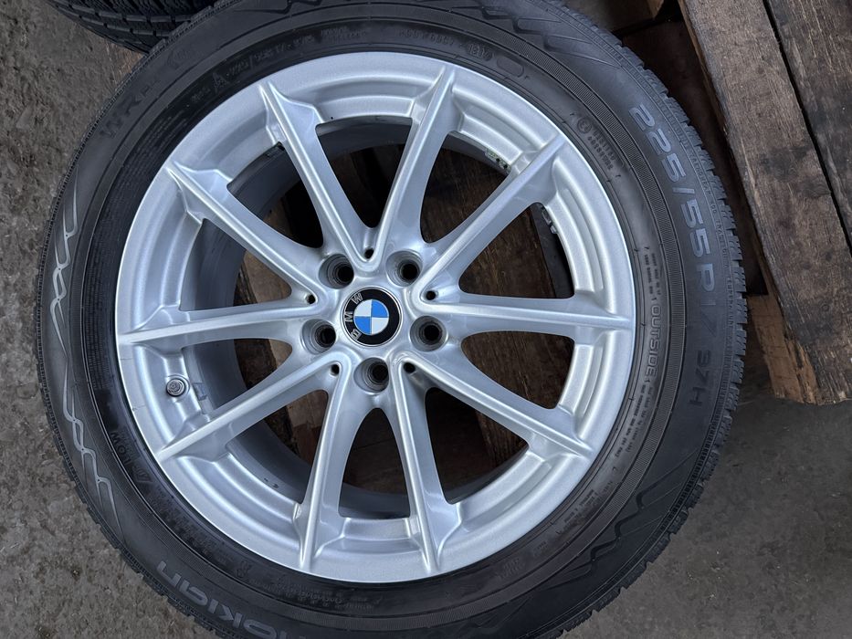 Jante BMW style 618 seria 5 cu anvelope iarna 225/55 R17 NOKIAN