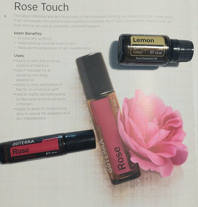 Ulei trandafir Doterra + Lemon gratuit
