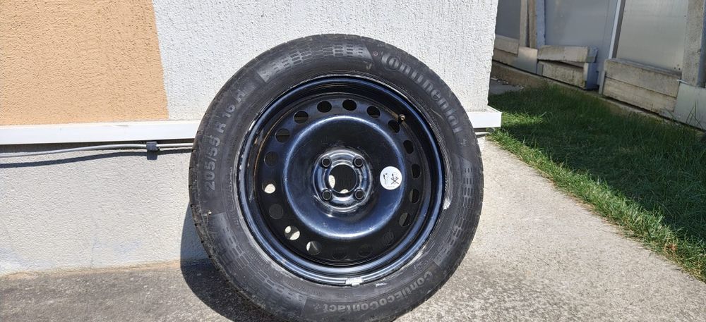 Roata de rezerva pe 16 inch  janta tabla 4x100 NU ESTE SLIM