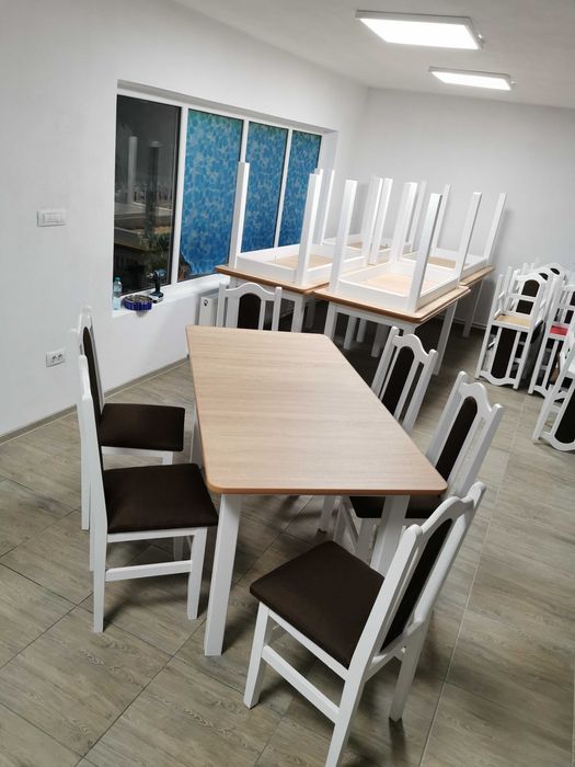 Scaune și Mese Lemn Masiv restaurant living direct de la producator