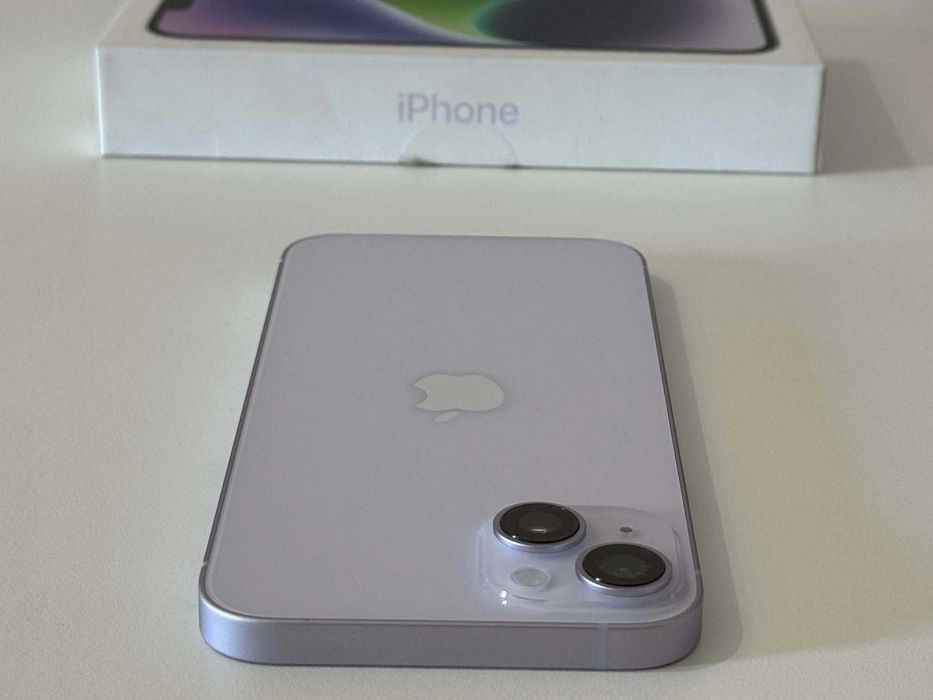 Бартер! НОВ! 100% Батерия! iPhone 14 Plus Purple (Лилав)