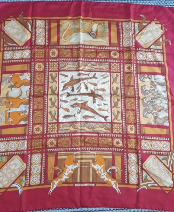 Esarfa Hermes, matase naturala, 1300 lei