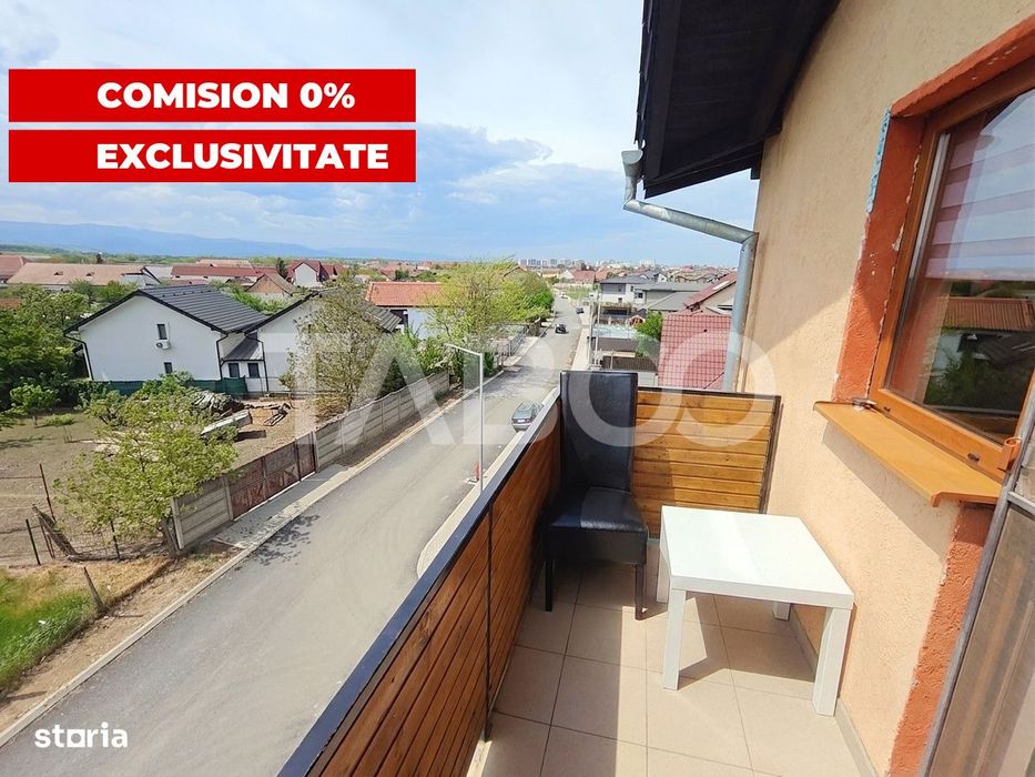 Apartament 2 camere cu balcon de vanzare -complet mobilat - COMISION 0