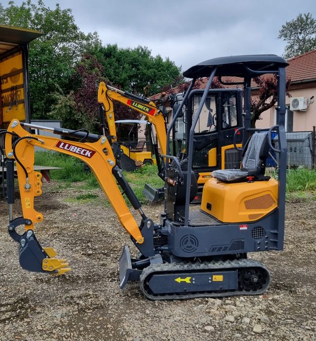 Miniexcavator Lubeck Ex102 NOU ~ Factura externa fara TVA~ Garantie