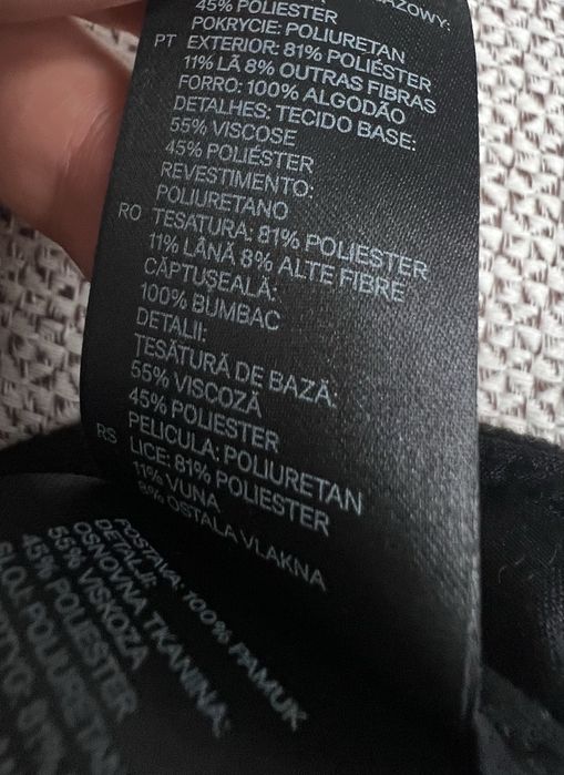 Sapca neagra, eleganta cu banda reglabila H&M