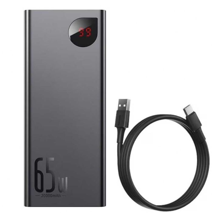 Baterie Externa Baseus Adaman Metal 20000mAh 65W noua