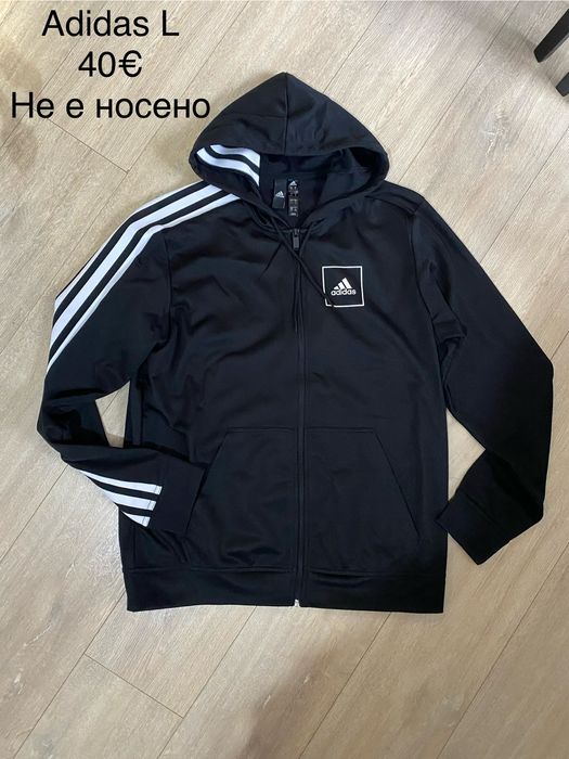 Суитшър adidas M 3S Pique FZ