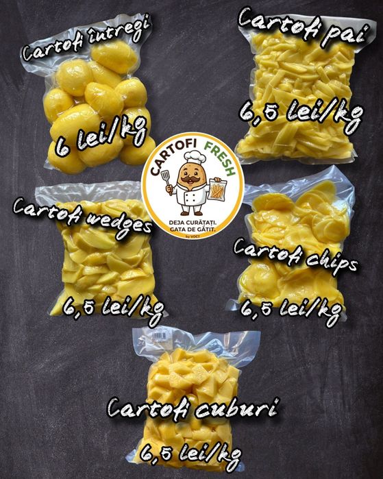 Cartofi fresh proaspeti