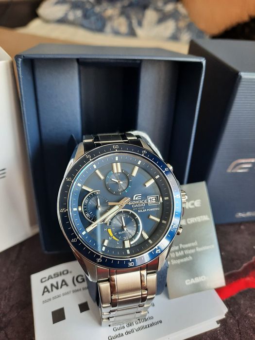 Casio Edifice EFS 570D  Solar Safir
