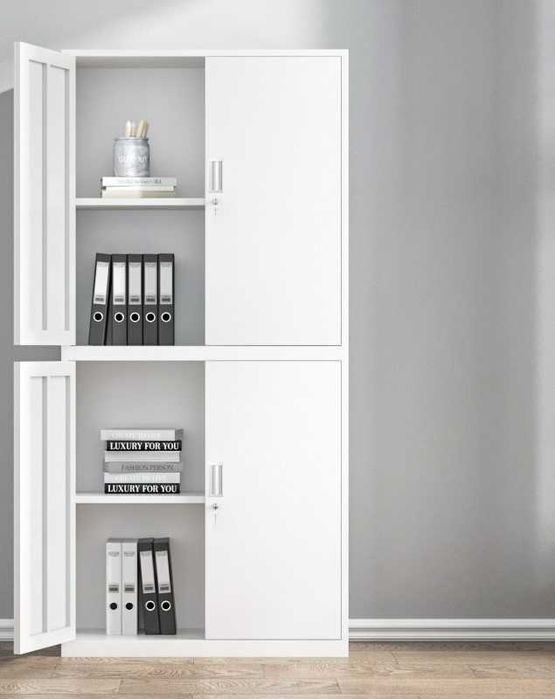 Металлический офисный шкаф / документы / замок / регулируемые полки