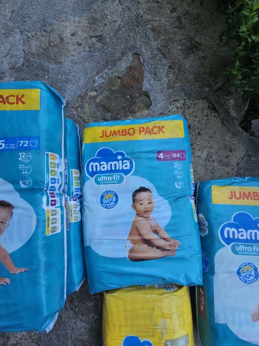 Памперси Mamia 3,4,4+ и 5