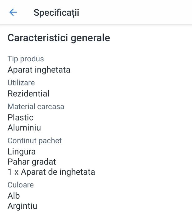 Aparat de facut inghetata