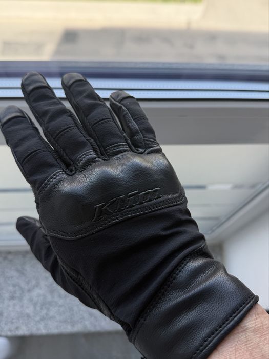Klim Manusi Moto Sport Textil Piele Marrakesh Black