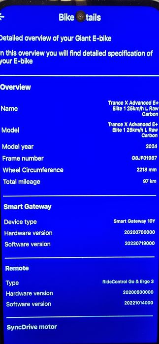 Giant TRANCE X ADVANCED E+ELITE 1/V2 карбонов ел. Вел. 2025г.1х12 L.