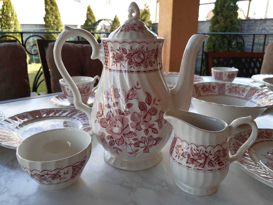 farfurii si set cafea PORTELAN ENGLEZESC MYOTT