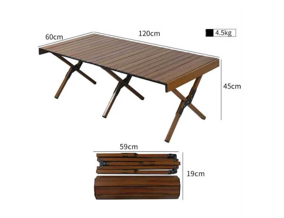 Стол складной-120х60х45 см Для пикника Доставка бесплатно