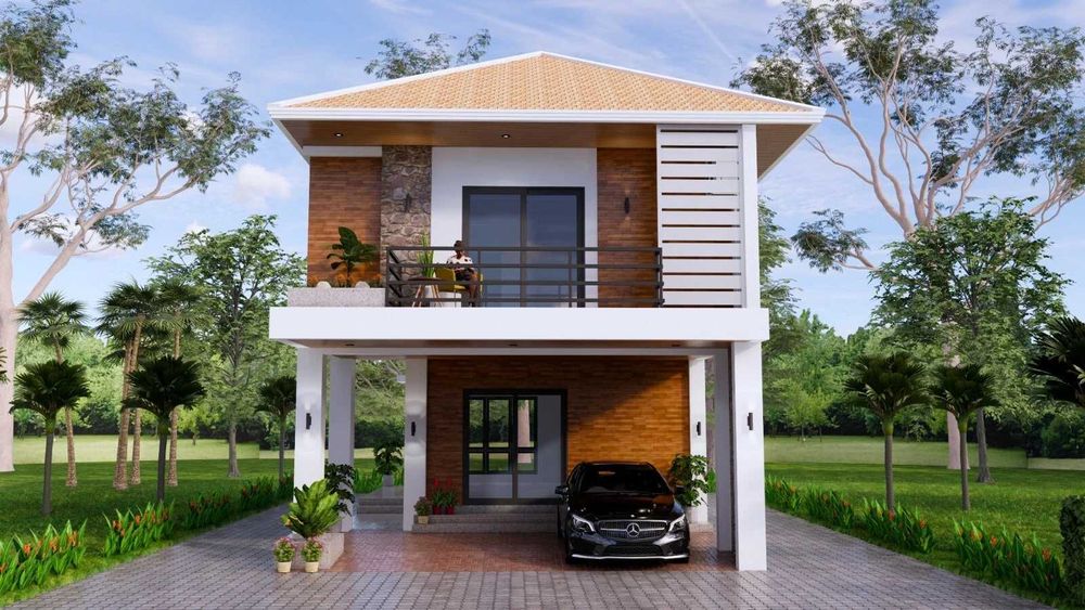 НА ИЗПЛАЩАНЕ - Двуетажна сглобяема къща с 2 спални, 138 кв. м