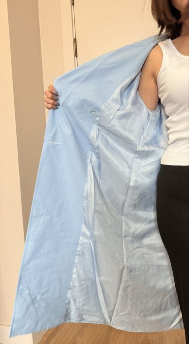 Тренч Exalta голубой