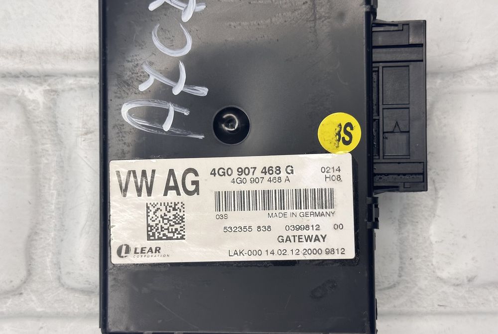 Gateway модул AUDI A6 A7 C7 4G 4G0907468G 4G0907468A