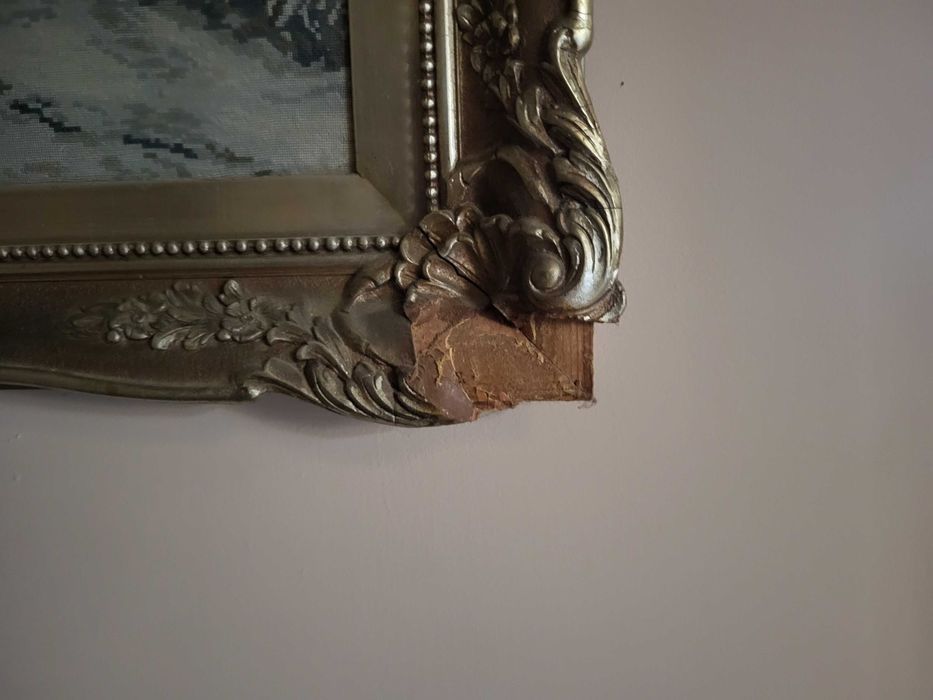 Старинен Вилеров гоблен "Зима параклис"