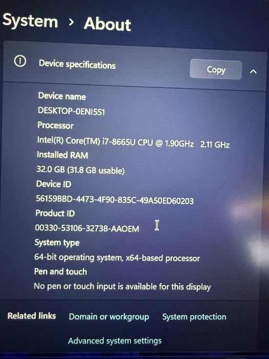 Laptop DELL Latitude 7400