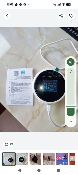 Senzor wireless cu anunț vocal