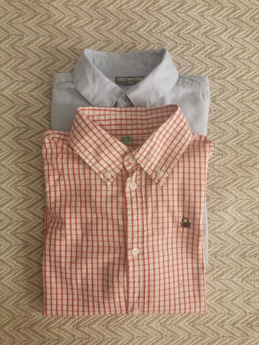 Lot cămașa Benetton,10 ani,140