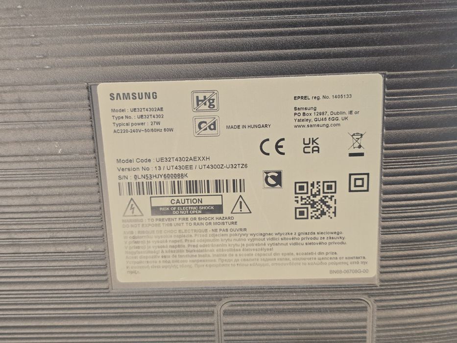NDP Amanet Buzoieni nr.16 Margeanului Televizor Samsung (49255)